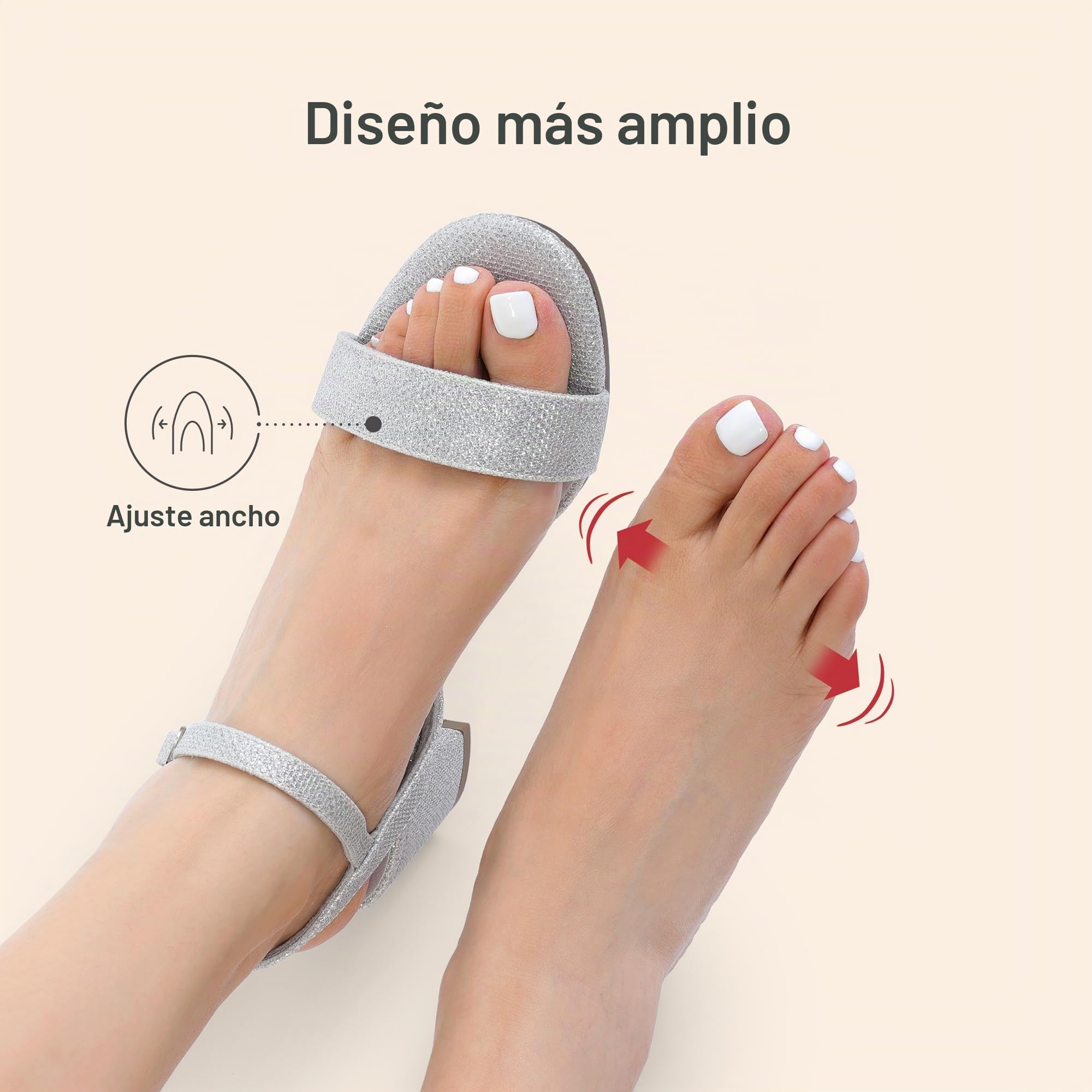 DREAM PAIRS Sandalia Vestir Tacón Mujer