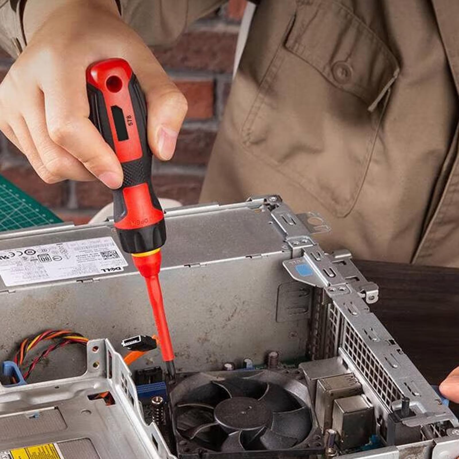 13 w 1 izolowany zestaw narzędzi dla elektryków 1000 V zestaw wkrętaków ze stali nieprzewodzącej profesjonalny elektryk