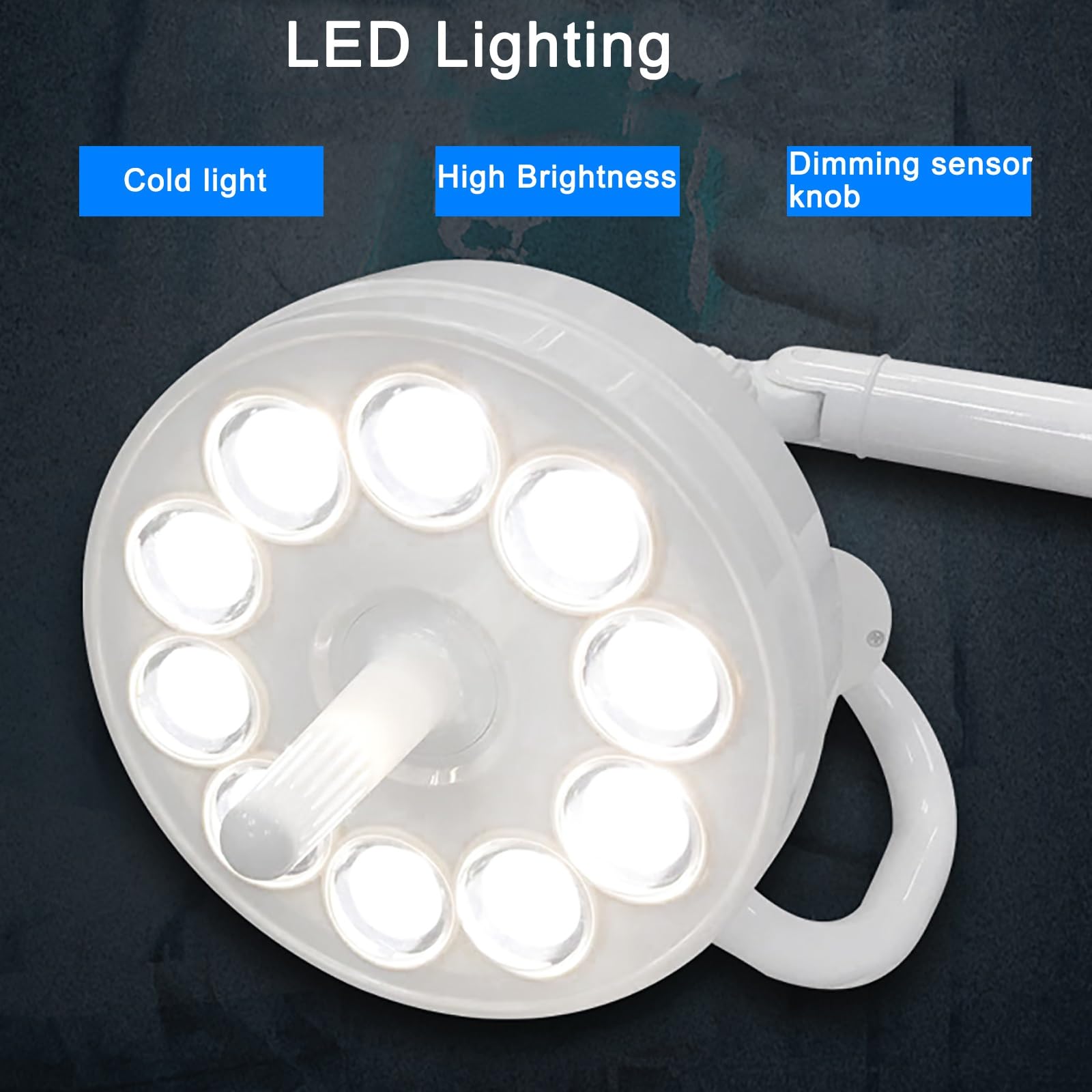 Lampada Per Visita Chirurgica Lampada Pavimento Lampada Per Visita Medica Lampada Per Animali Domestici Lampada Chirurgica Lampada Led Per Visita Odontoiatrica-Orale, Per Visite Mediche Ambulatoriali