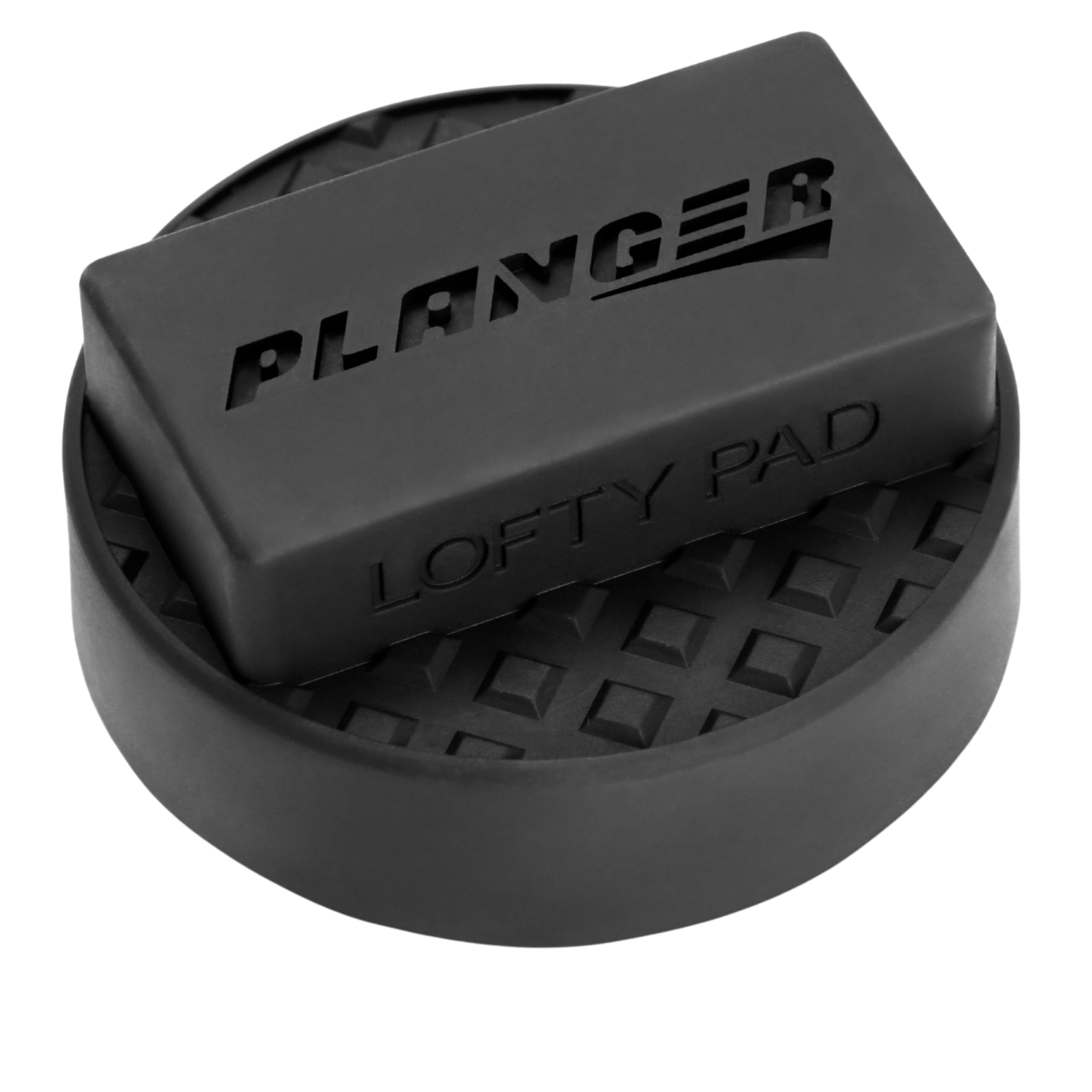 PLANGER® - Lofty Pad – Tampone in Gomma per Cric (BMW, Mini, Mercedes-Benz & Opel) – Pad Antiscivolo per Crick Idraulico Auto – Adattatore Crick per Auto Resistente