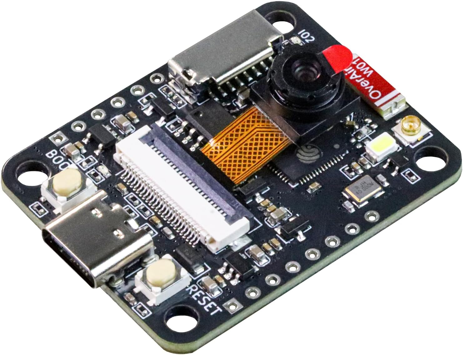 ESP32-S3 CAM Dev Kit, 8MB PSRAM + 8MB Flash, Integrated USB-C Uploader & Battery Charger, OV3660, WiFi+Bluetooth AI Camera Module, Compatible with ESP32-CAM