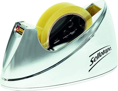 Sellotape Chrome Dispenser, Large