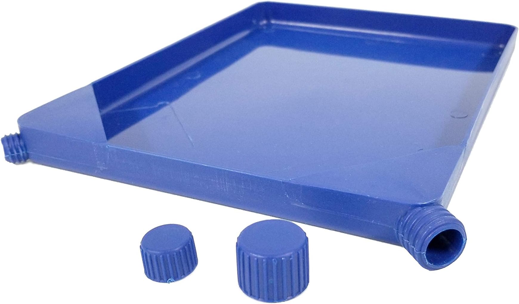 Xanter Blue Plastic Funnel Tray (8 1/2 x 6 1/4 x 1/2 inches) Great for Crafting Projects