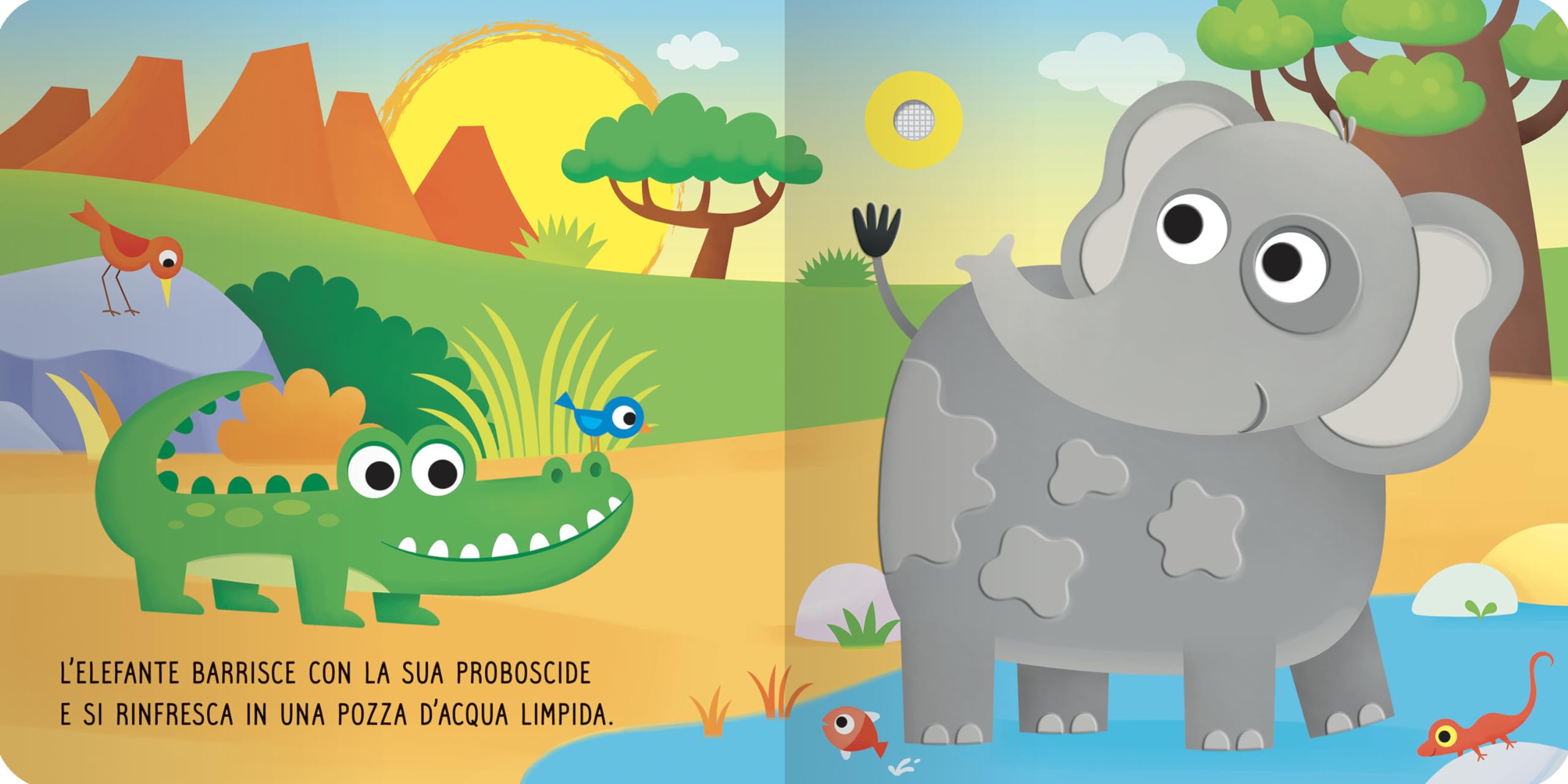 Animali. Libro tattile sonoro. Ediz. a colori