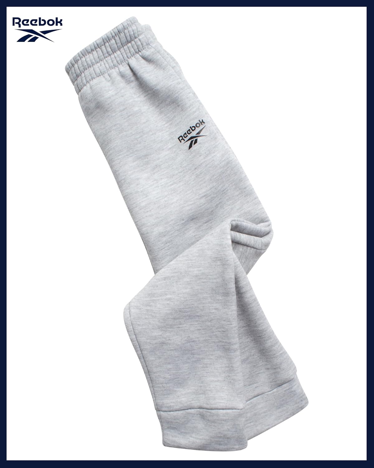 Reebok Baby Boys Pants Set - 3 Piece T-Shirt, Pullover Hoodie & Joggers Jog Set - Fleece Playwear Pant Sets for Toddler Sizes