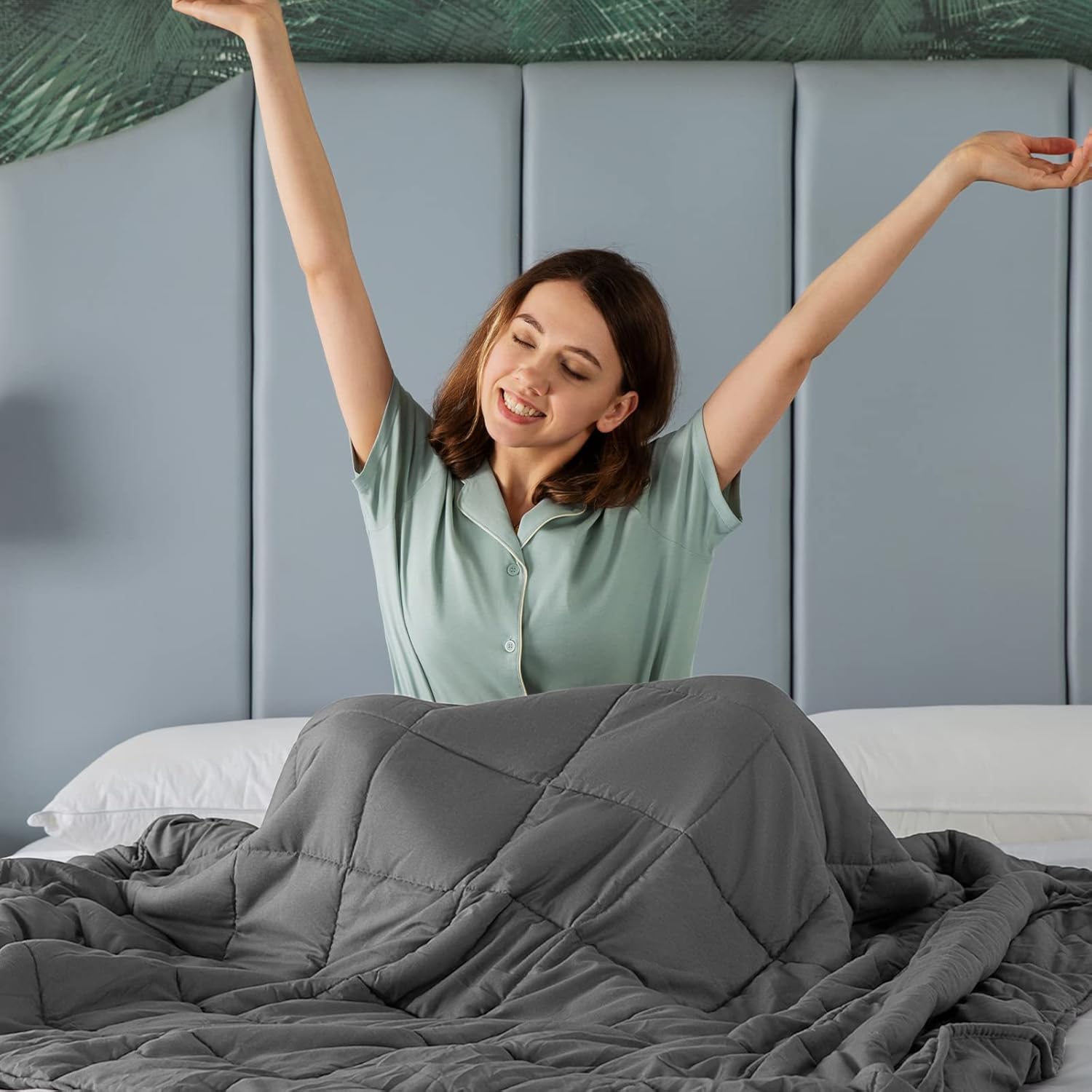 CYMULA Weighted Blanket for Adults (15lbs 60
