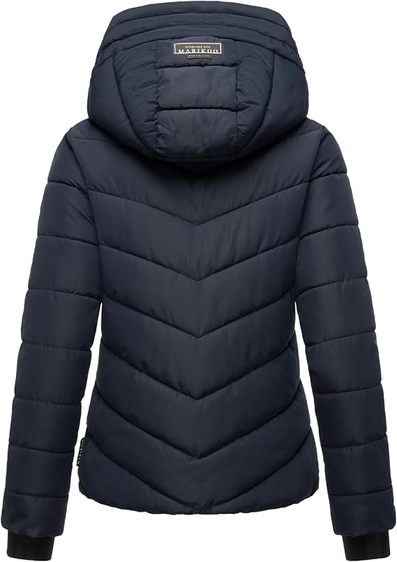 MARIKOO Samuiaa XVI Women's Winter Jacket Warm Quilted Jacket with Removable Hood XS - 3XL