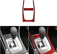 Vista 9 de Panel de cambio de marchas de fibra de carbono real para consola central, marco externo, accesorios para el interior del automóvil, adhesivo