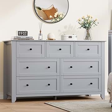 Amazon.com: Dove Gray Dressers