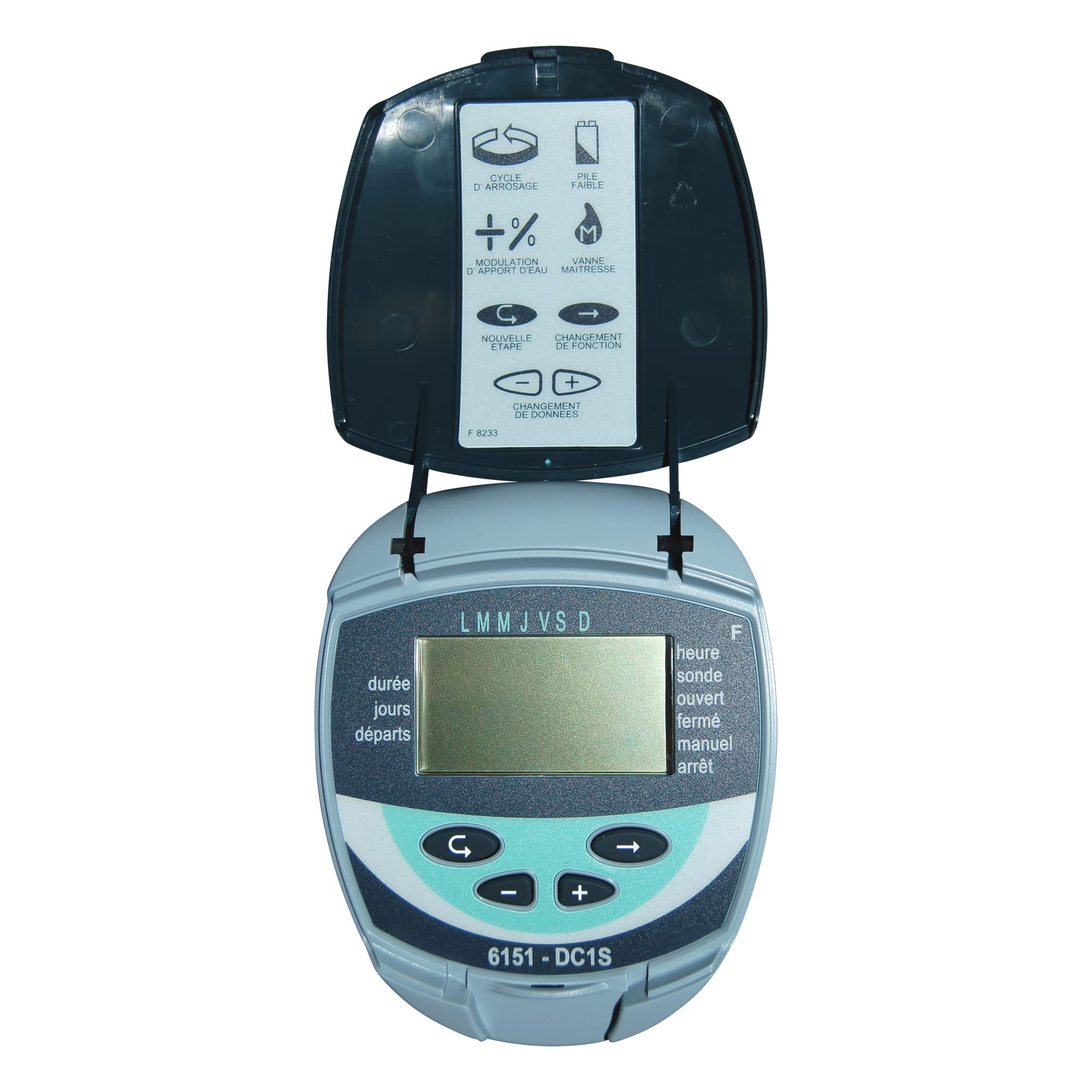 Jardibric - Programmatore a 1 via con elettrovalvola FF 20x27 - Timer digitale per nebulizzazione, regolazione precisa e automatica del sistema di irrigazione.