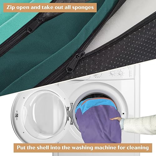 Miniatura 251 de Comfort Expression - Cama ortopédica para perros extragrandes, 53 x 42 pulgadas, cama impermeable y de apoyo de espuma con cojines removibles, con