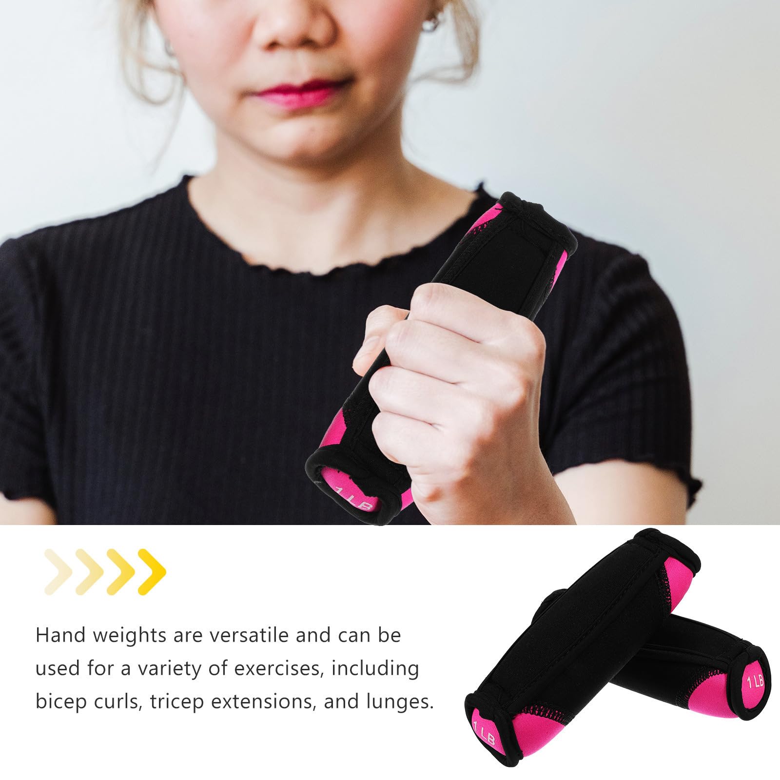Manubri Morbidi Rosa per Corsa e Fitness, Presa Comoda Ergonomica