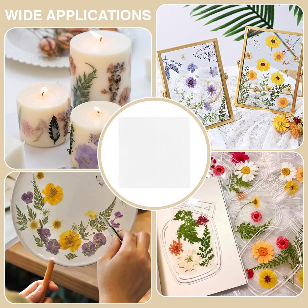 BENECREAT 50 fogli di carta assorbente per pressa per fiori, 26 x 26 cm, carta assorbente altamente assorbente e riutilizzabile, per fiori e erbario