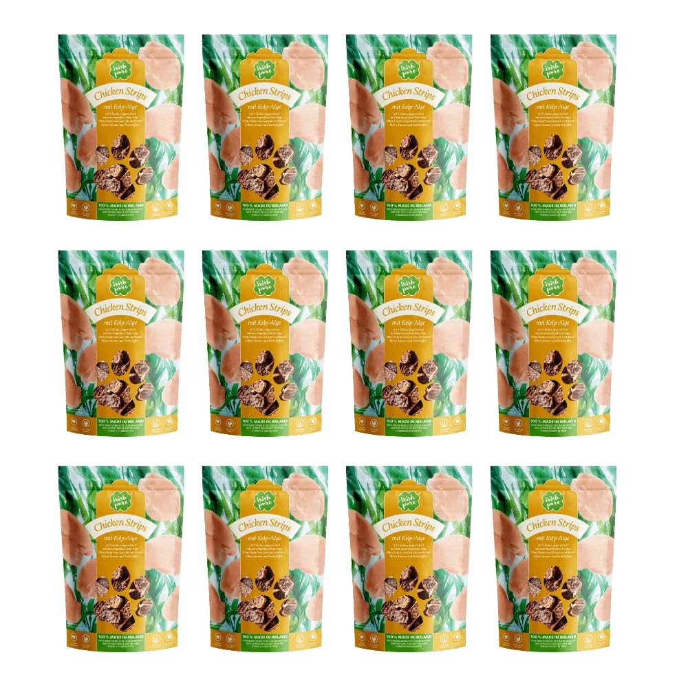 Irish Pure Hundesnacks - 12 x 150 gr Training Hund, Getreidefrei, Hunde Belohnung, 100% Natürlicher Snack, Hundeleckerli, Gesunder Hundesnack, Kausnack