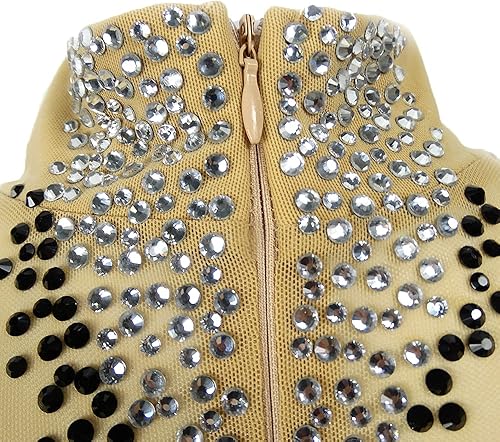 Miniatura 3 de LIUHUO Vestido de patinaje sobre hielo Vestido de patinaje artístico para mujer