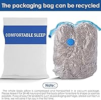 Vista 6 de Aidiu Almohadas en forma de U para dormir, almohadas de embarazo en forma de U, almohada de maternidad, almohada de maternidad de cuerpo completo