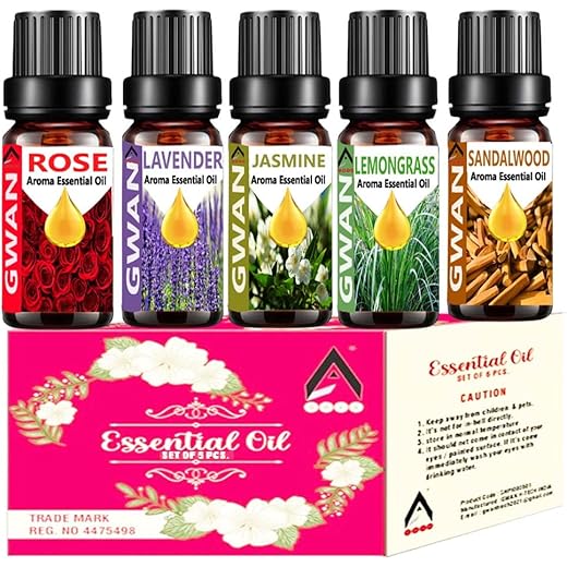 Gwan Aroma Diffuser Oil Set of 5 - 10ml