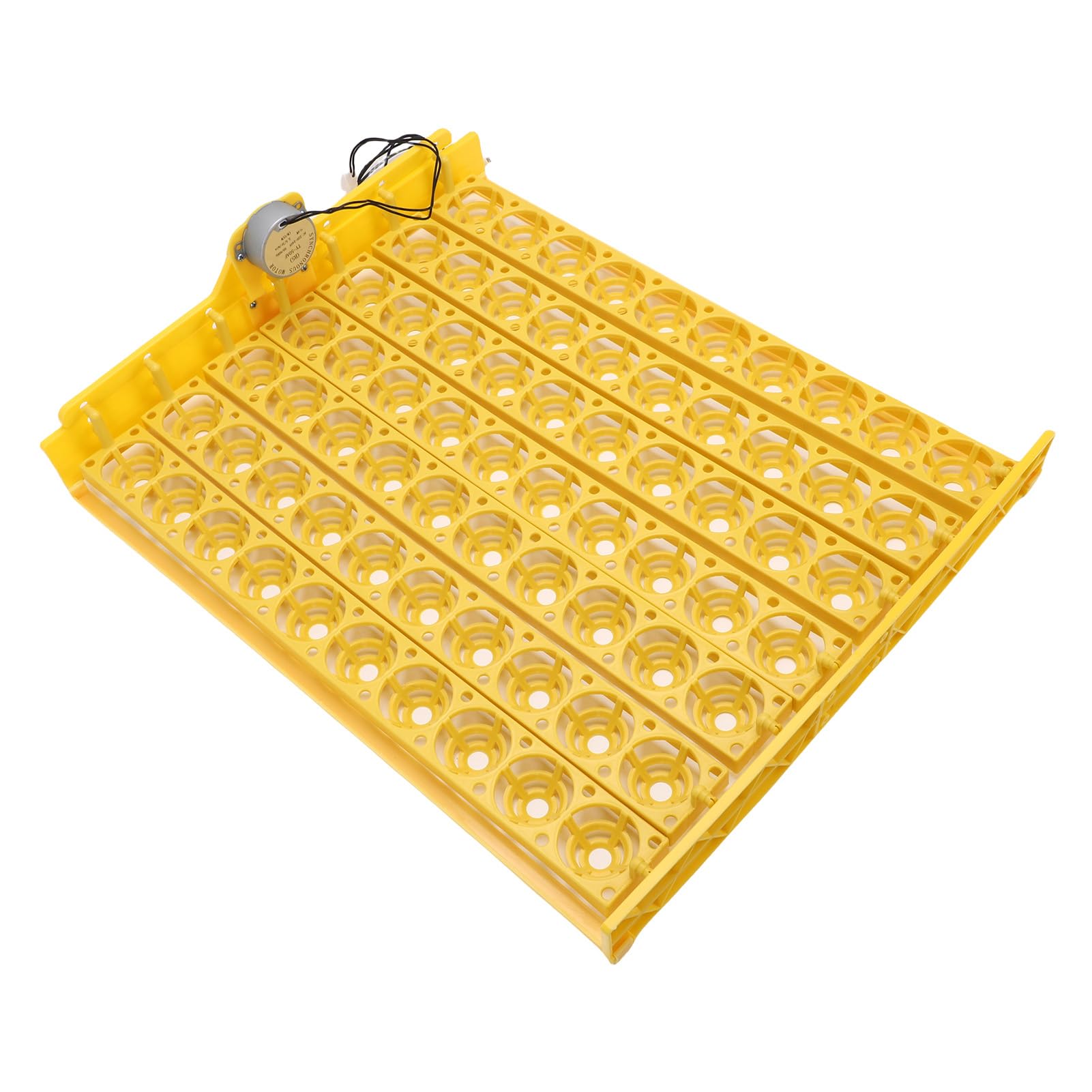 Plateau de Retournement Automatique des œufs, Plateau d'incubateur d'œufs en Matière Plastique, Grande capacité pour 70 œufs, Outil 'éclosion Pratique pour Poulet, Canard, Caille