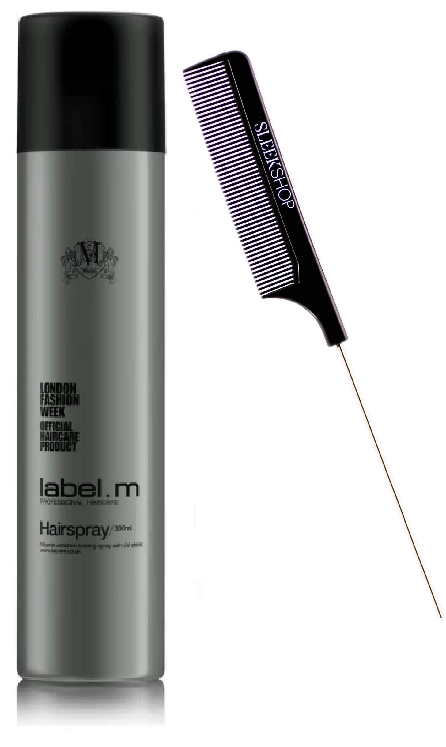 Label M Hairspray, Aerosol Vitamin Enriched Holding Hair Spray with UV Shield (w/Sleek Comb) Haircare Style - No Build-up! (10.1 ounce)
