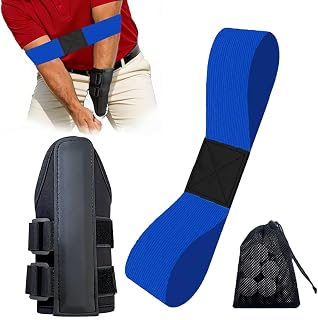 3 Pack Golf Wrist Trainer Pro, Golf Wrist Training Aid with Internal Rigid Splint for Left/Right Handed, Golf Wrist Brace to Correct Wrist Angle and Develop Muscle Memory for Golf Beginners (Blue)