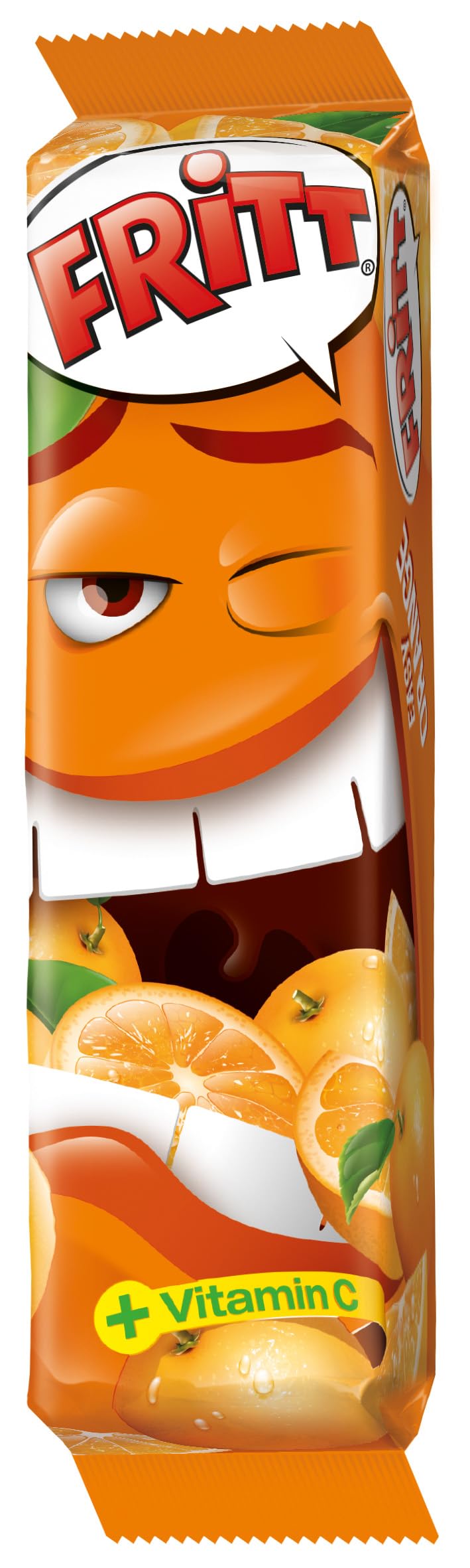 Fritt Frucht 30 x 70 g Kaubonbon-Streifen mit Vitamin C, en 7 leckeren & fruchtigen Geschmacksrichtungen