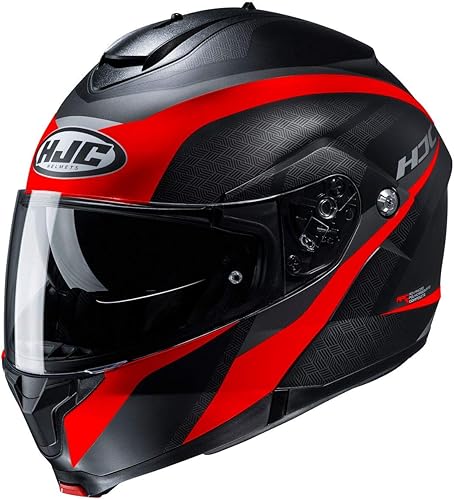 HJC C91 Taly - Casco de motocicleta natural, aprobado por DOT (MC1SF, XXL)