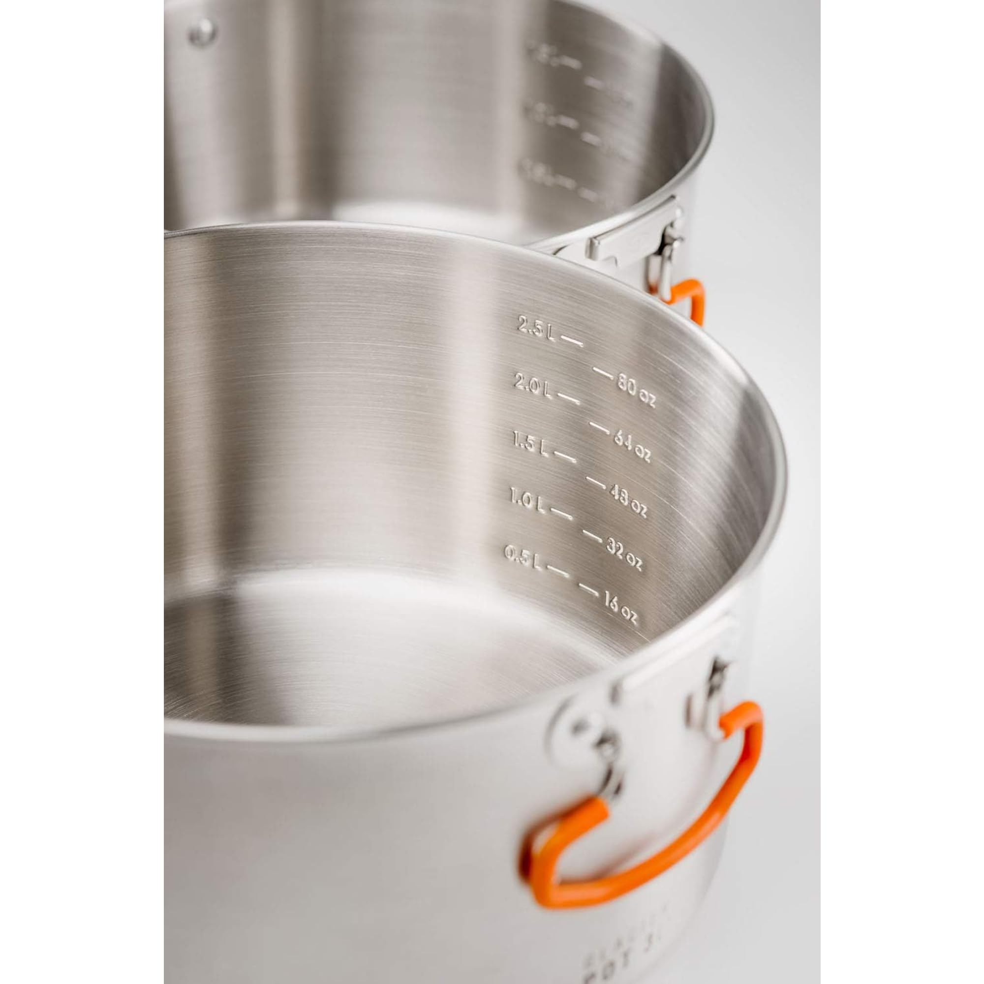 GSI Outdoors Stainless Steel Base Camper - 3 Pieces Cookset