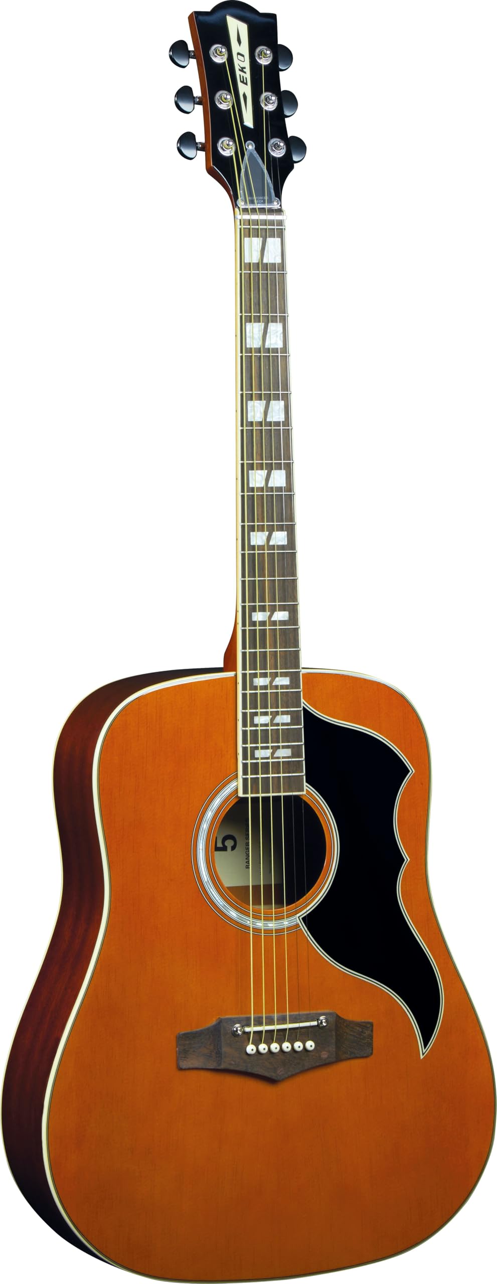 EKO GUITARS Ranger VI VR Natural Top Stained Chitarra Acustica Vintage Reissue Dreadnought Abete Mogano