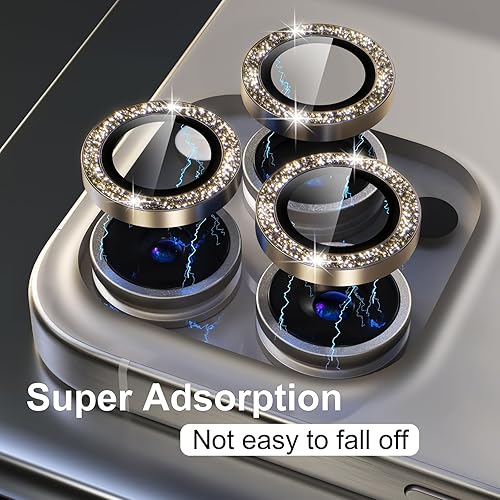 Miniatura 162 de Misea [3+1] Protector de lente de cámara para iPhone 14 Pro/iPhone 14 Pro Max, protector de pantalla de vidrio templado 9H, protector de pantalla