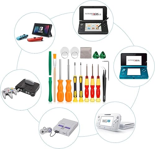 Miniatura 2 de Destornillador Triwing para Nintendo de Keten kit de herramientas de reparación profesional destornillador triwing para Nintendo New 3DS y Nintendo