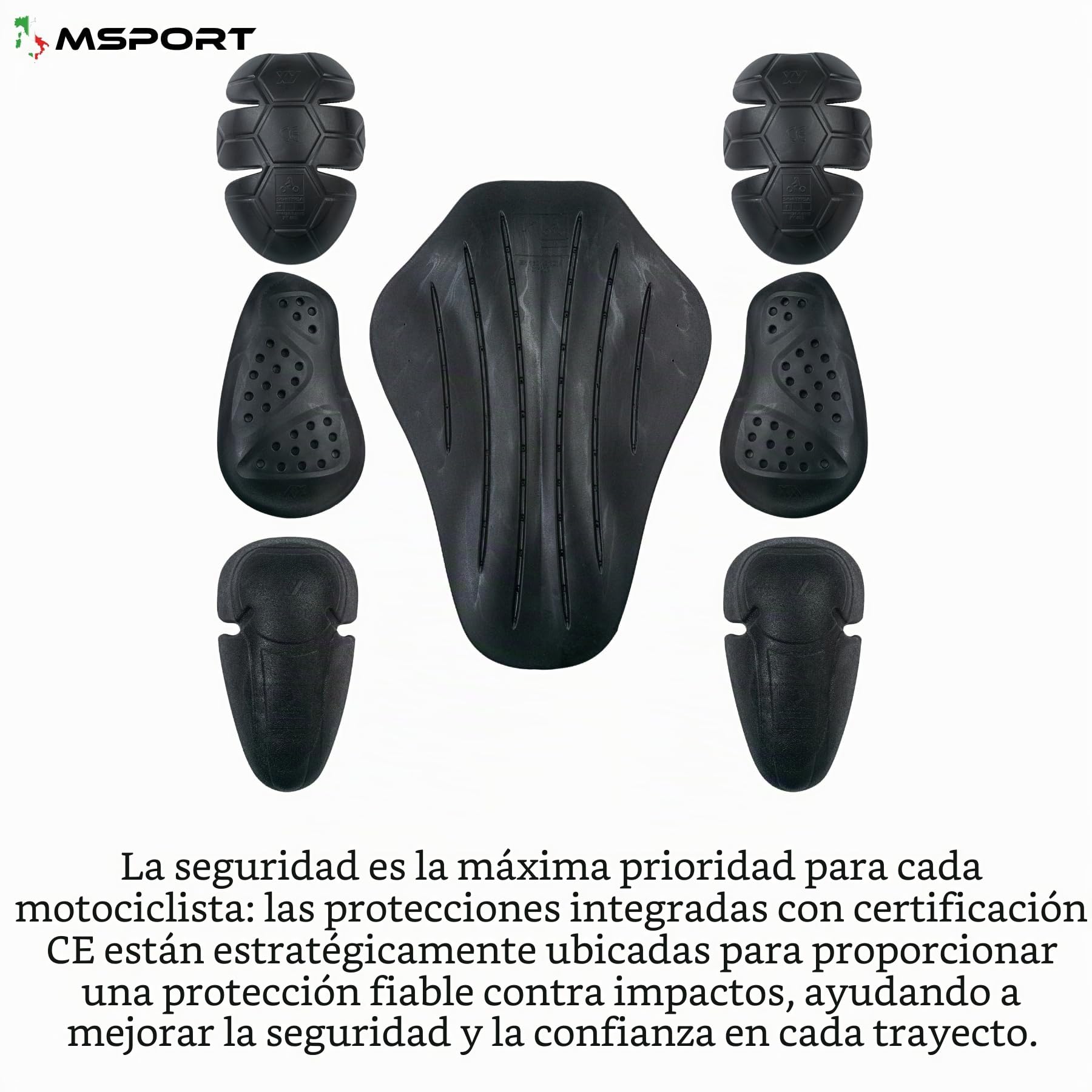Msport Chaqueta de Moto Impermeable para Mujer, Chaqueta 4 Estaciones con Forro Térmico Extraíble, Transpirable y con Protecciones CE
