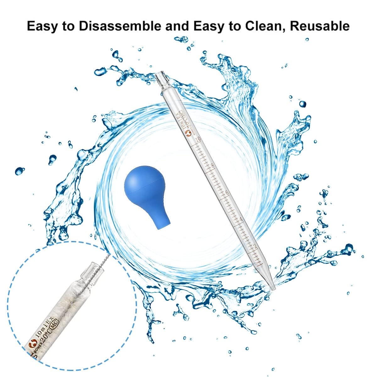 Pipette en verre 10 ml 562