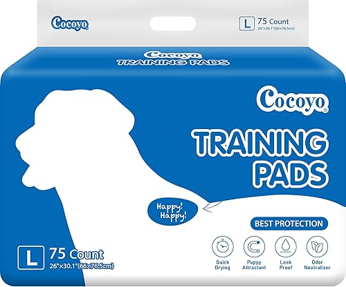 COCOYO Almohadillas de entrenamiento grandes, 22 x 30 pulgadas, 150 unidades