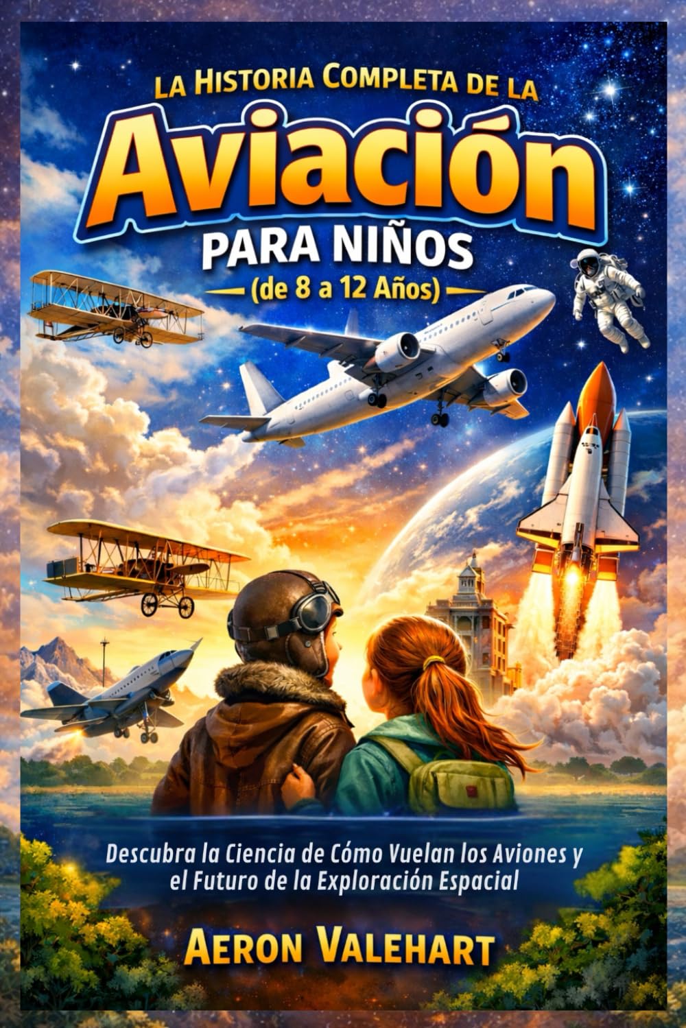 La Historia Completa de la Aviación para Niños (de 8 a 12 Años): Descubra la Ciencia de Cómo Vuelan los Aviones y el Futuro de la Exploración Espacial