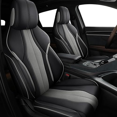 Miniatura 2 de QubEv Aoto Covers - Funda de asiento de coche específica personalizable compatible con BYD Song Plus EV 20201 22 años totalmente cubierta con