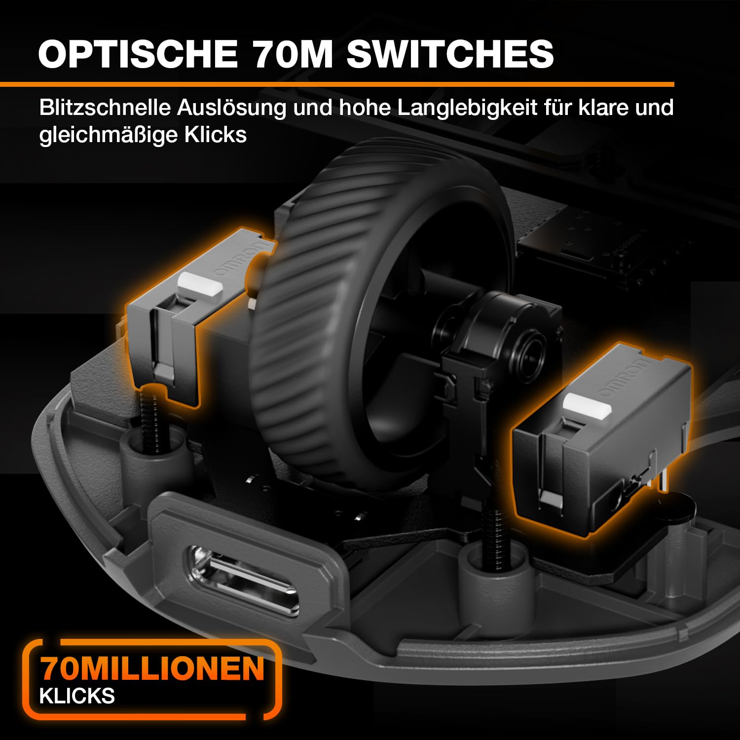 be quiet! Dark Perk Sym PC Gaming PC Maus – Bild 6