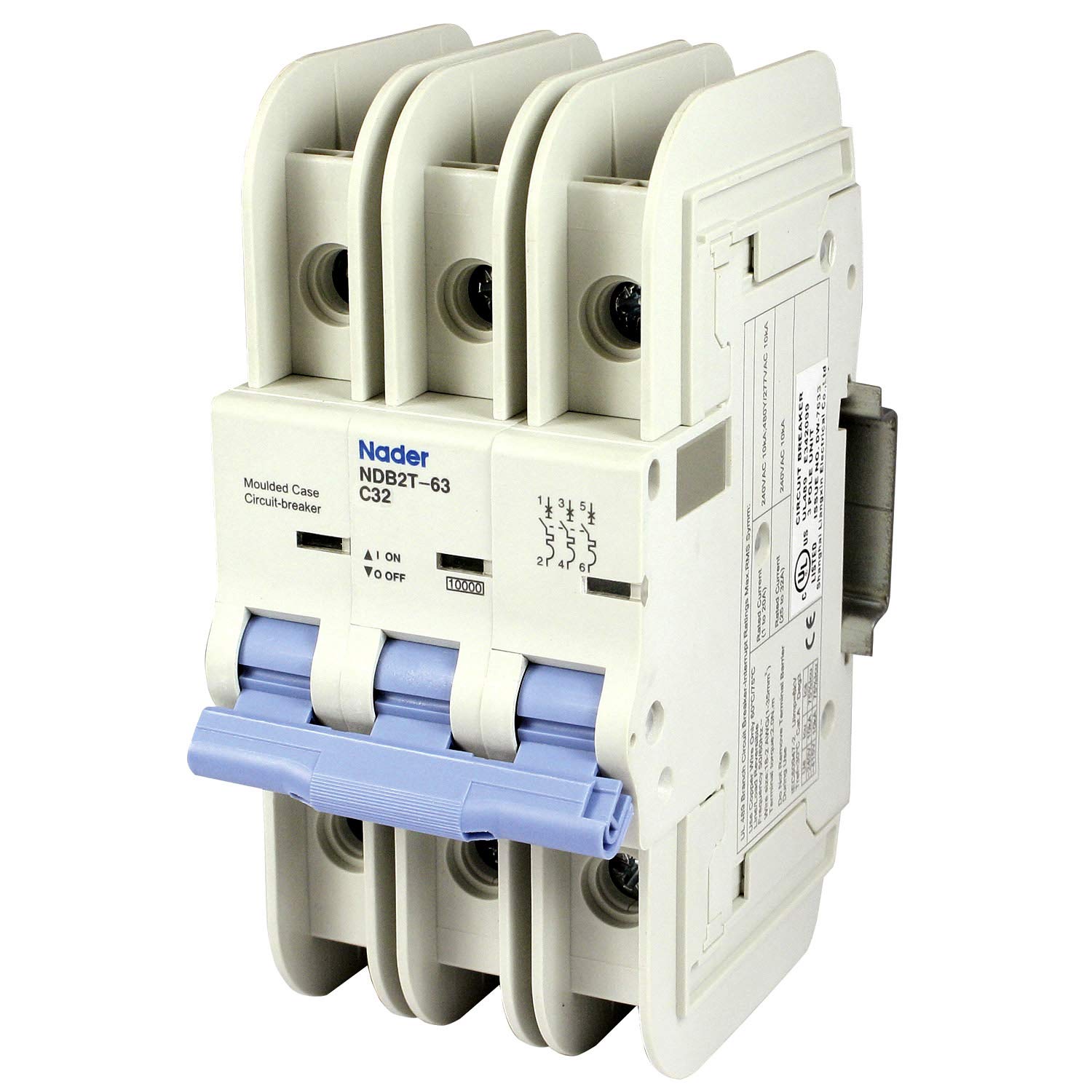ASI NDB2T63C323L DIN Rail Mount Circuit Breaker, UL489 Branch Circuit
