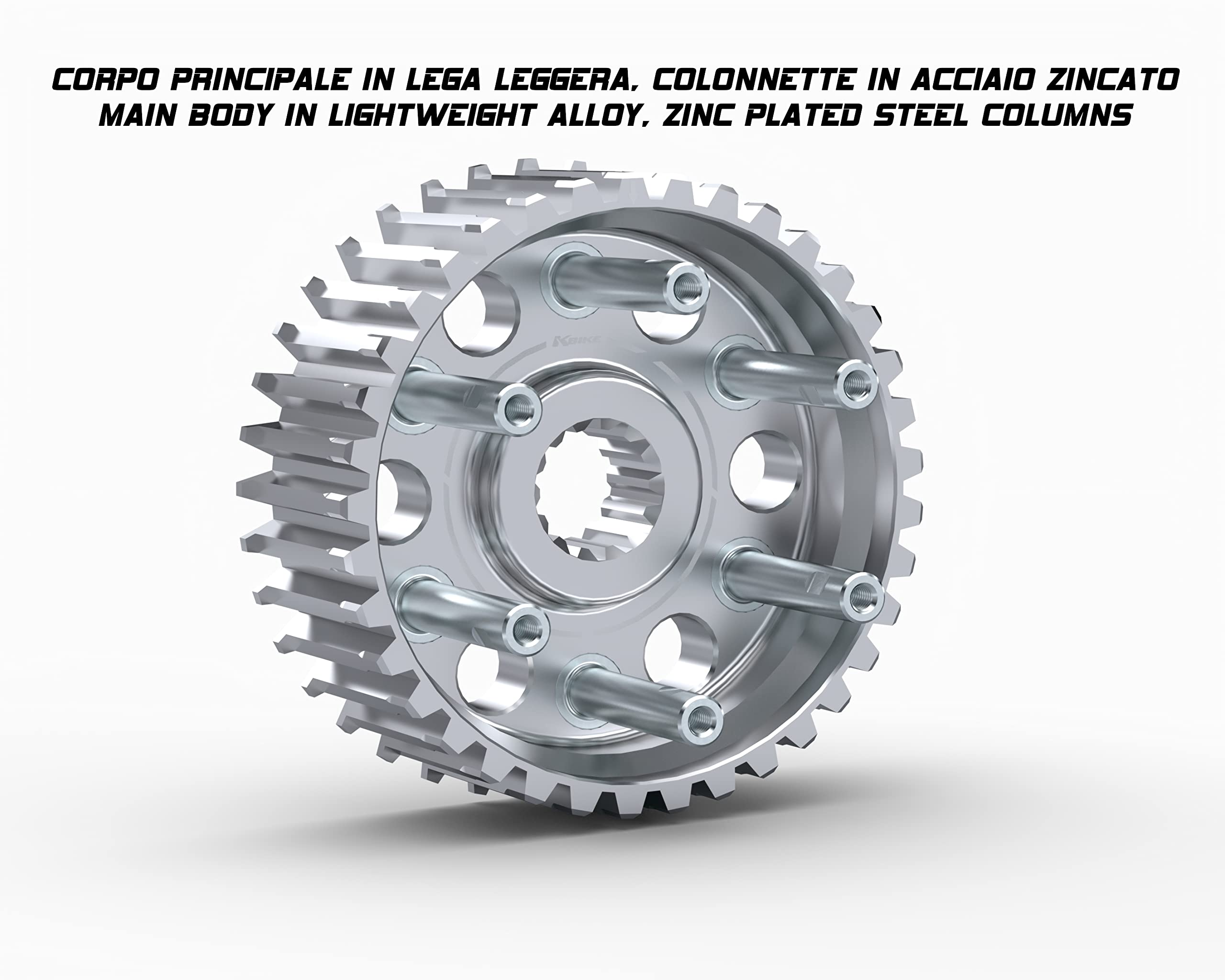 Kbike tamburo frizione per Ducati (Argento)