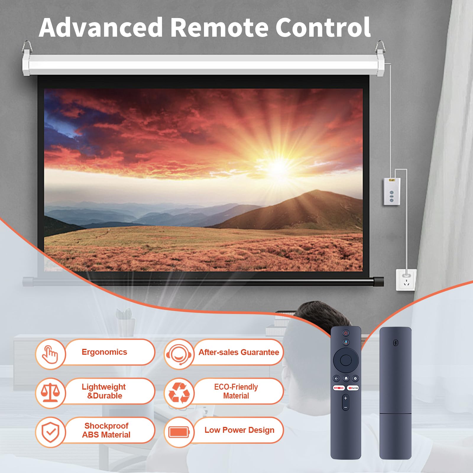 Mando a distancia de repuesto para proyector inteligente Xiaomi L1 Pro RC604-MG1