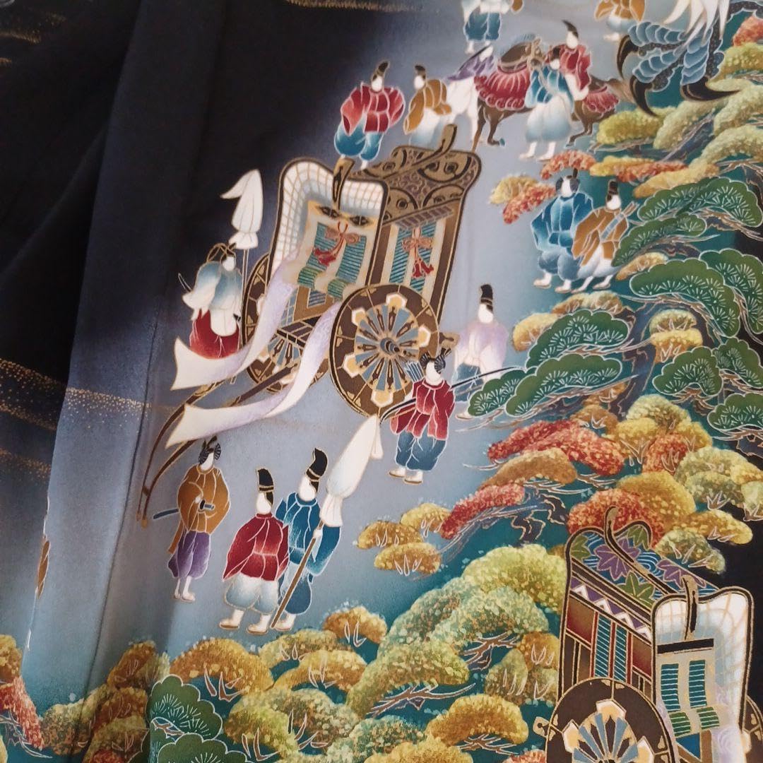 正絹 男の子お祝い着物 襦袢セツト