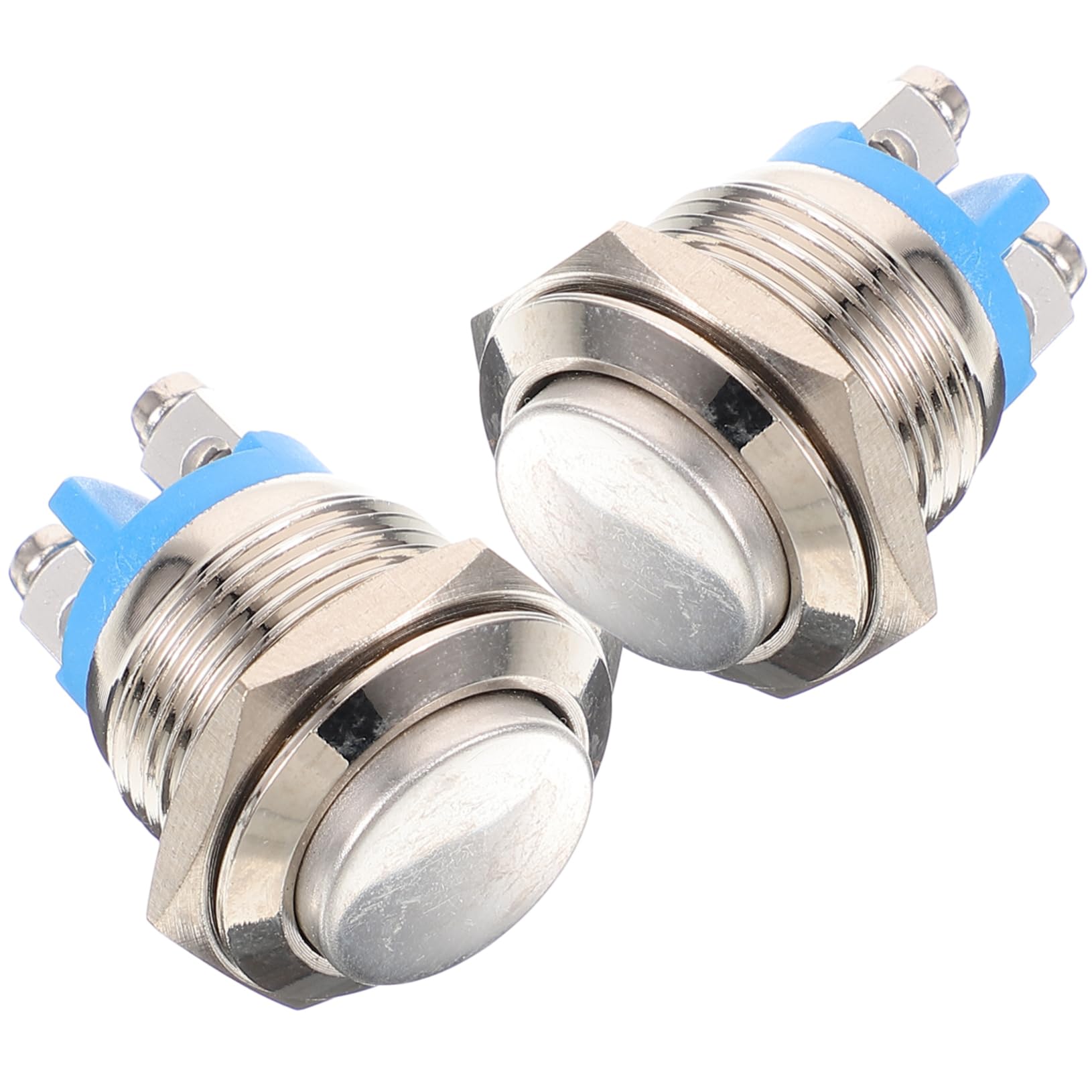 RajoNN 4 Pcs Bouton pour Sonnette Bouchons en Bois Fil de Sonnette de Porte Bouton Rond pour Carillon Bouton de Sonnerie de Sonnette de Porte à Réinitialisation Automatique Carillon Bouton