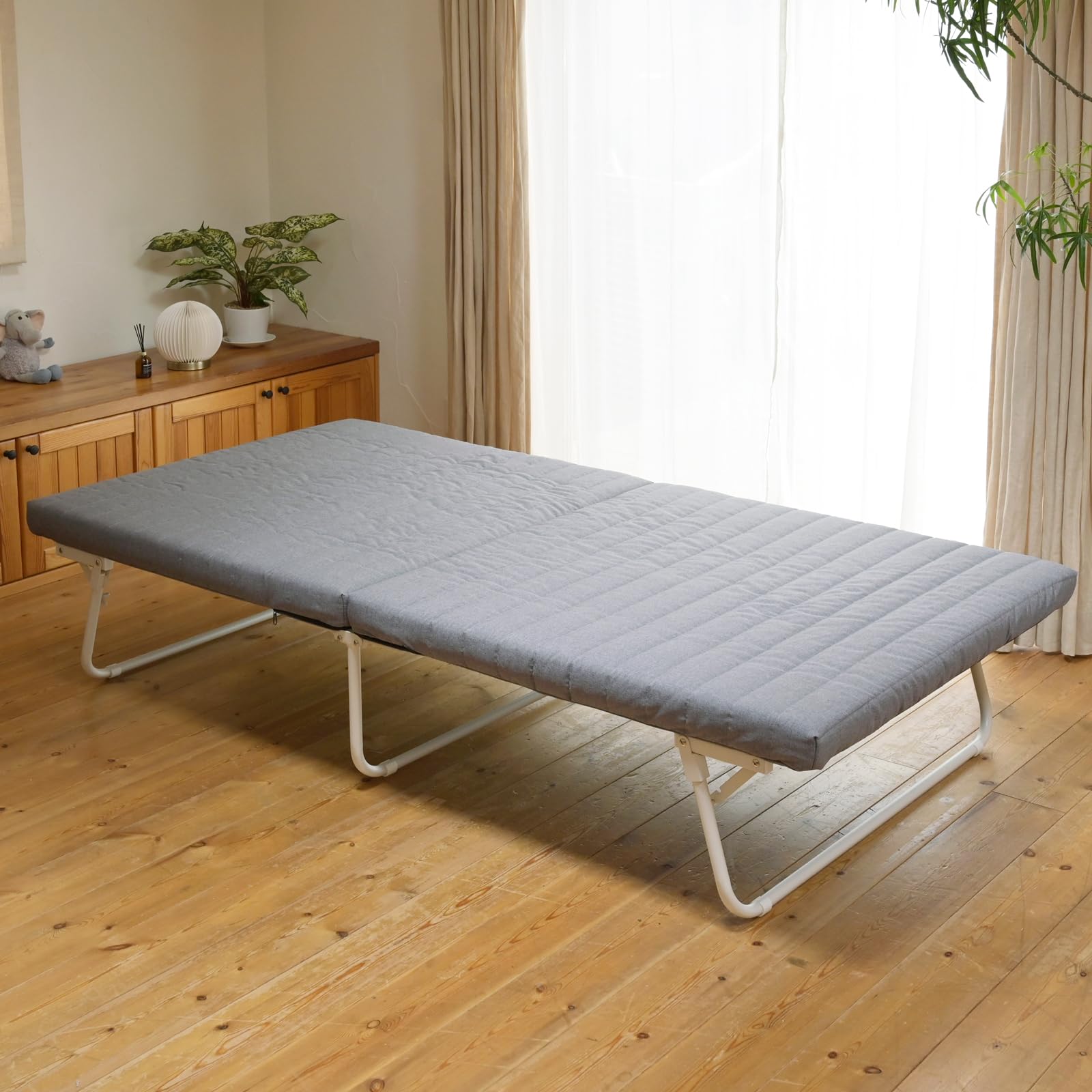 Amazon.co.jp: 山善(YAMAZEN) ベッド 折り畳みベッド 【完成品  