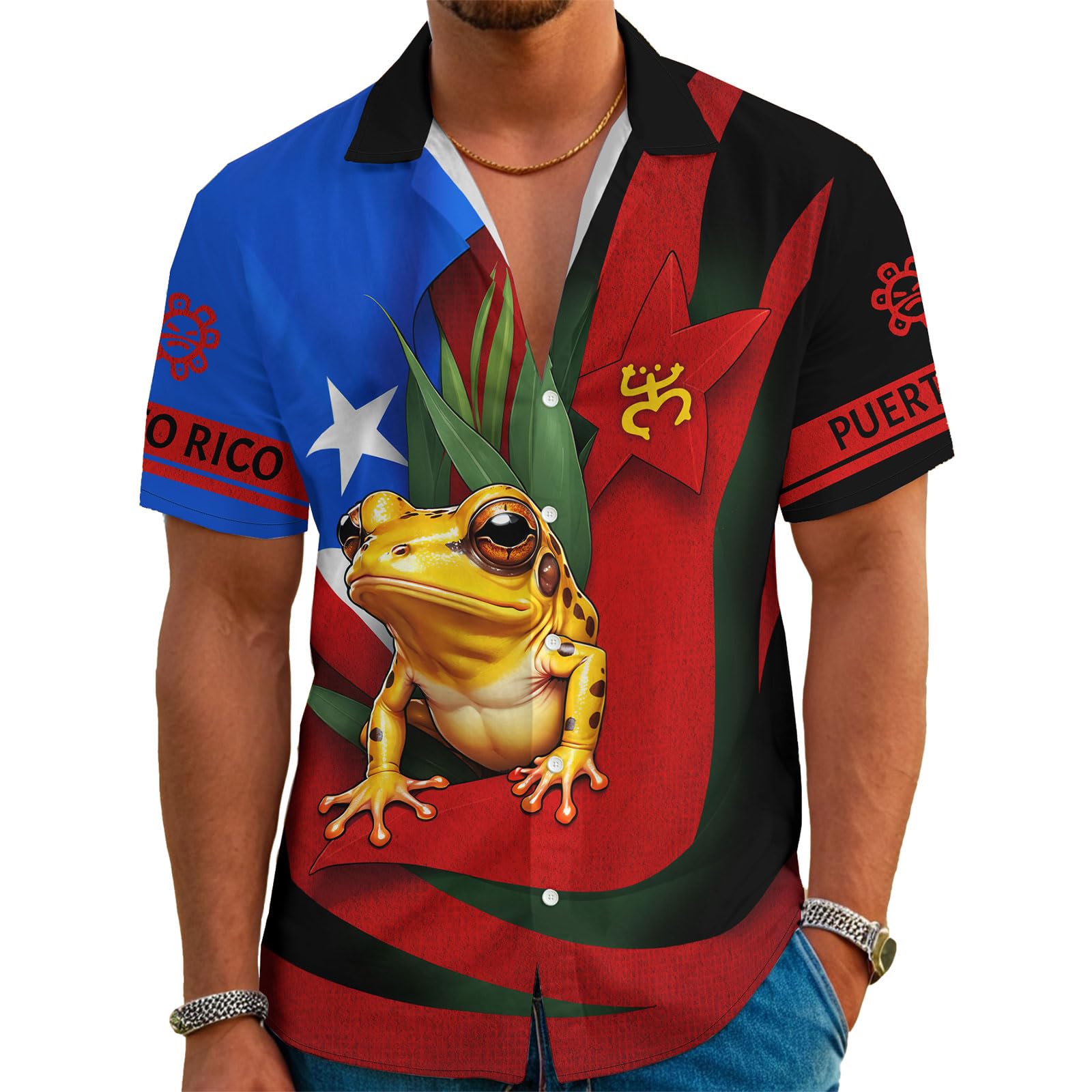 Hawaiian Shirts for Men Short Sleeve Casual Novelty Printed Hawaiian Shirt Button Down Aloha Shirts