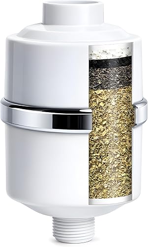 Miniatura 9 de Filtro de ducha Crystal Quest con cabezal de ducha - Cromado - Filtración avanzada de múltiples etapas para agua más limpia - Elimina el cloro,