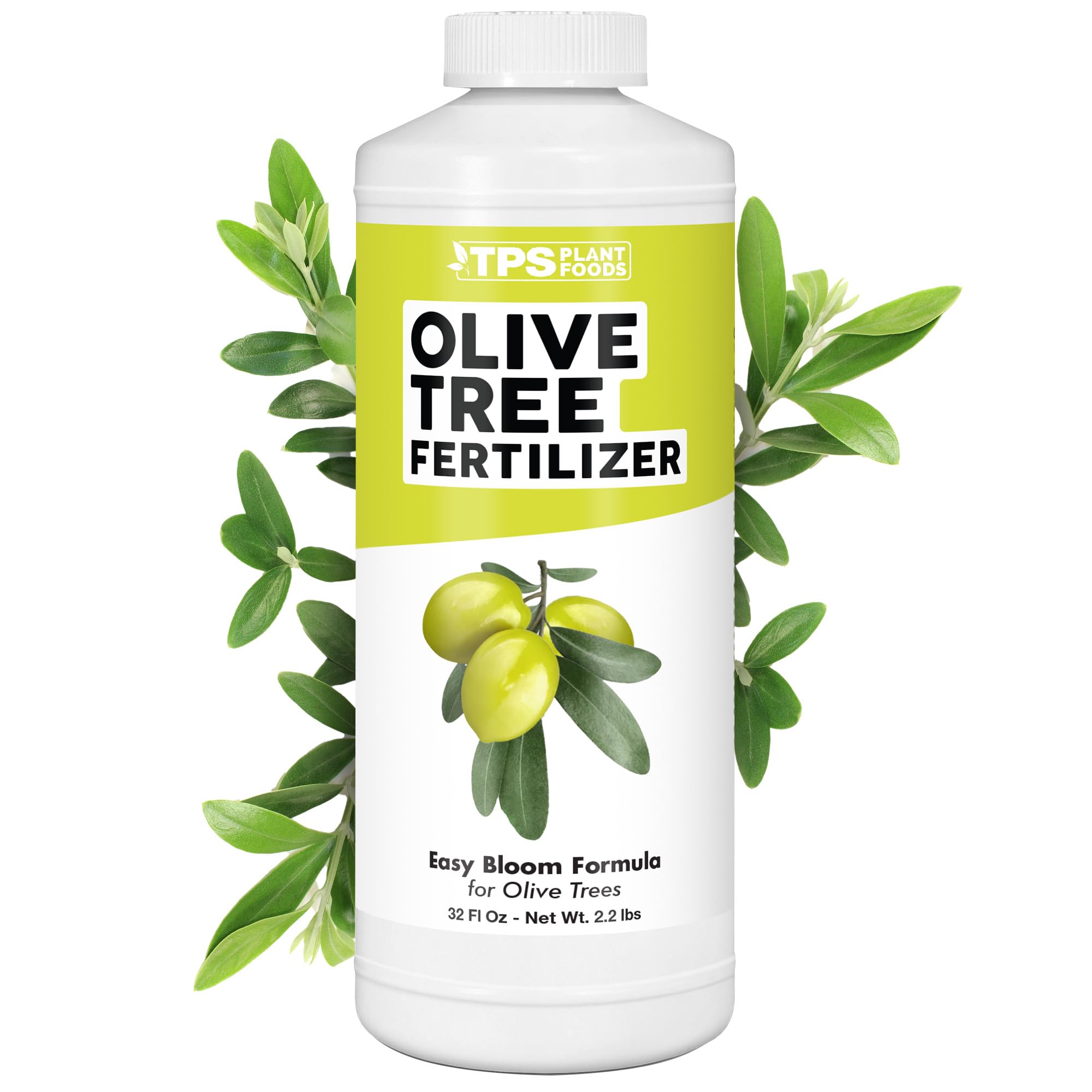 Olive Tree Fertilizer for All Olive and Oleaceae Trees, Liquid Plant Food, 32 oz (1 Quart)