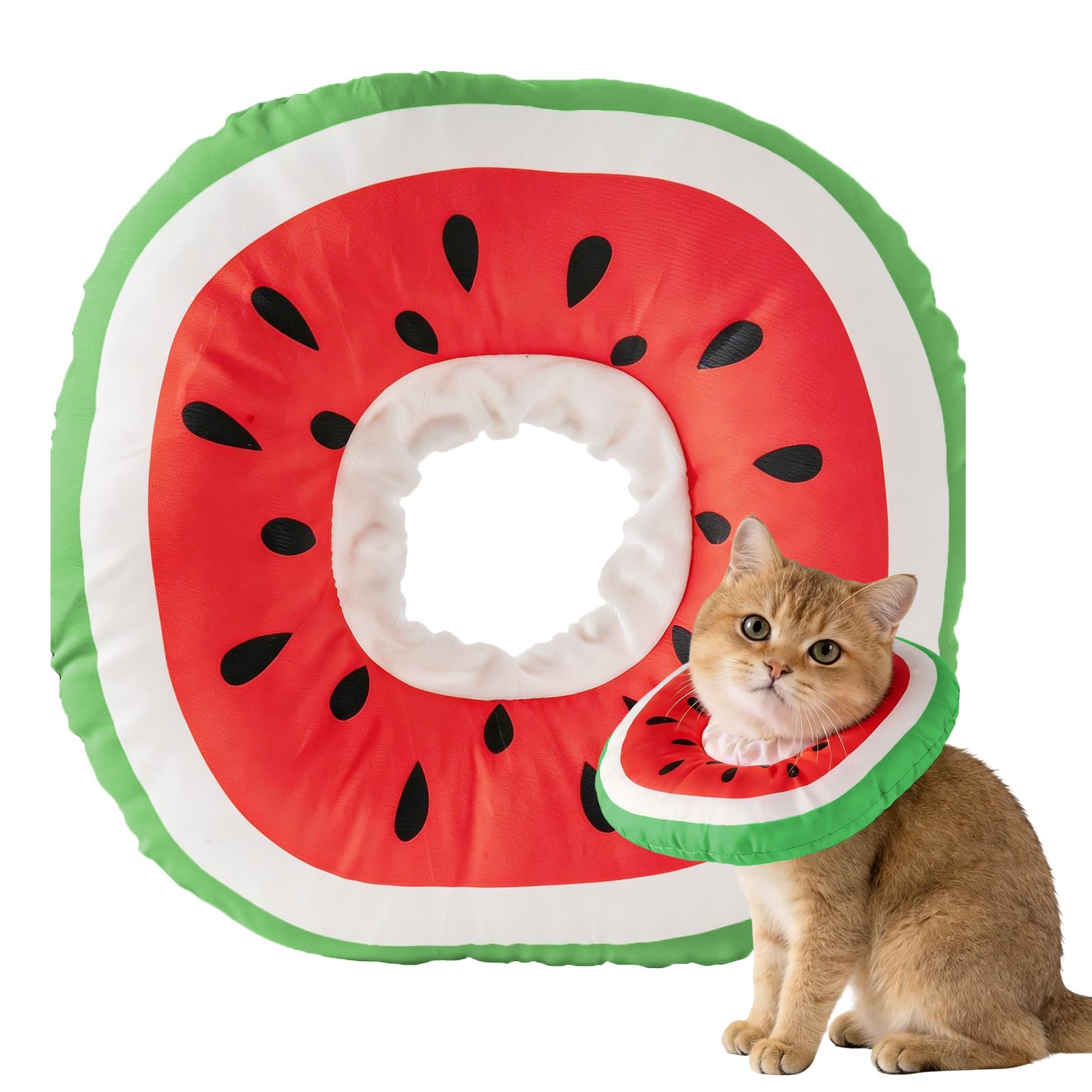 cat cone Soft Adjustable Pet Recovery Collar for Cats 3.5-7.5kg After Surgery, Elizabethan Collar Alternative,cat cones to stop licking Prevent Biting Protect Wounds