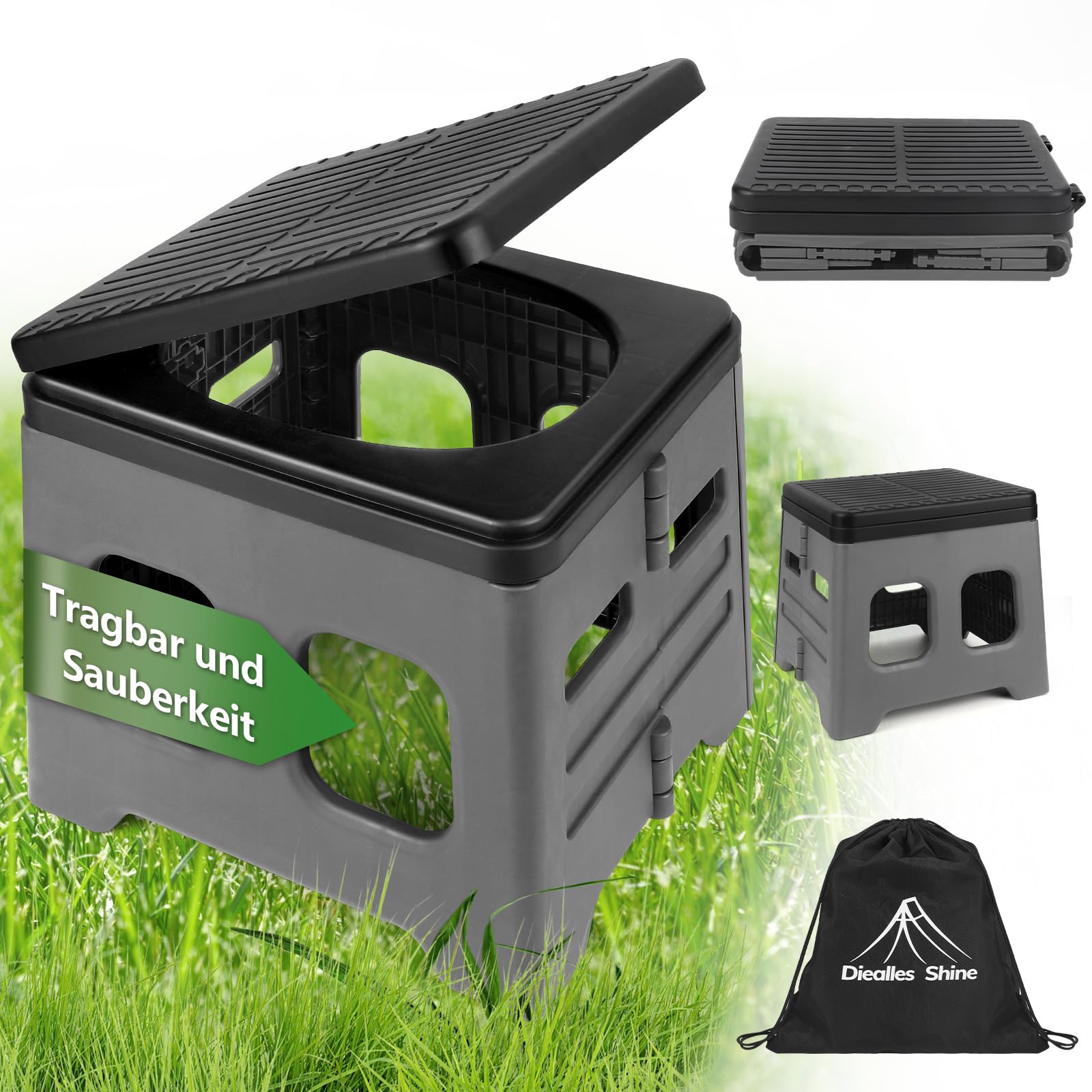 Diealles Shine Gabinetto Portatile O Confezione da 120 Borse da Toilette da Campeggio
