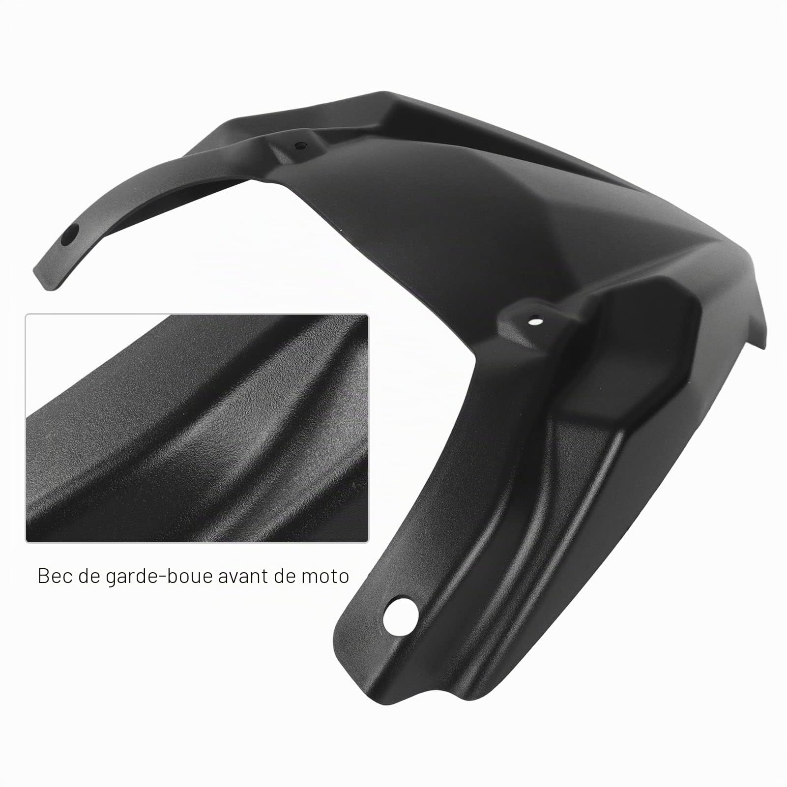 Bec de Garde-boue Avant avec Couvercle D'extension pour Moto FJ-09 MT-09 2015-2019