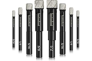 Diamond Drill Bits Set for Granite, Tile, Stone and Glass