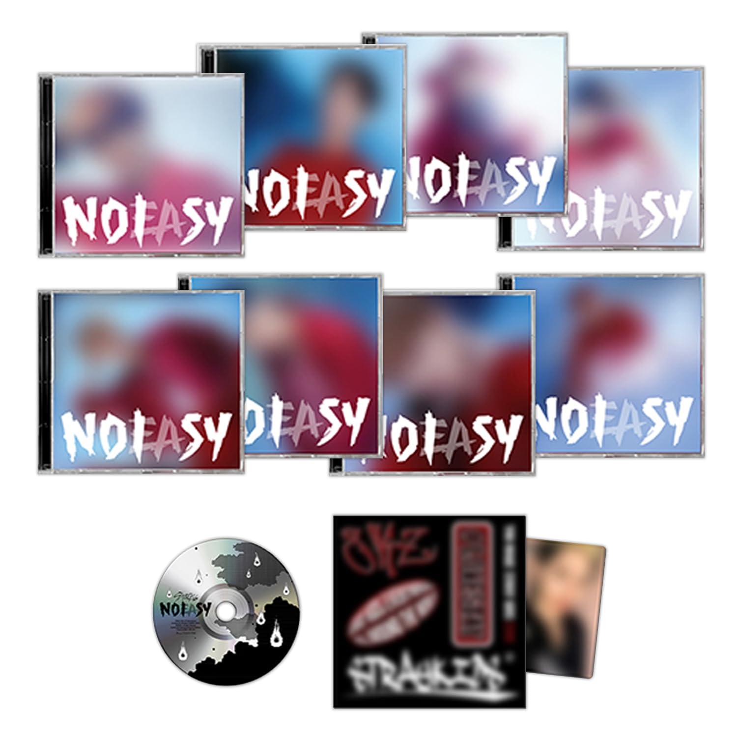 NOEASY 2nd Album (Jewel Case / Random Ver.) Jewel Case + Photobook + Sticker + Photocards + 2 Pin Badges + 4 Extra Photocards Official K-POP Sealed Album